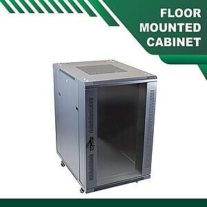 15U Cabinet floor Mounted 600x600mm