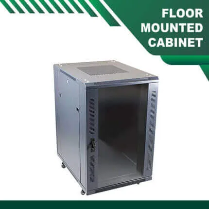 15U Cabinet floor Mounted 600x600mm