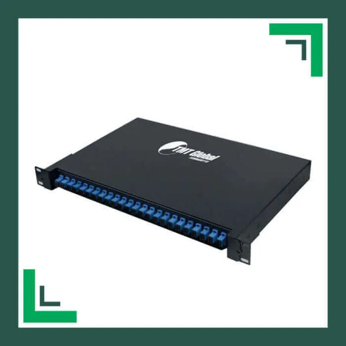 Fiber Patch Panel 24port SC-UPC Simplex Adapter Sliding Type