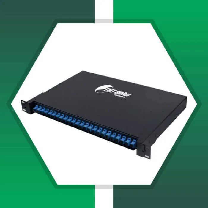 Fiber Patch Panel 24port SC-UPC Simplex Adapter Sliding Type