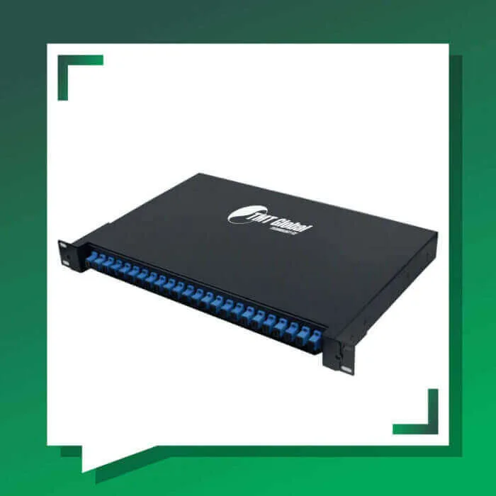 Fiber Patch Panel 24port SC-UPC Simplex Adapter Sliding Type