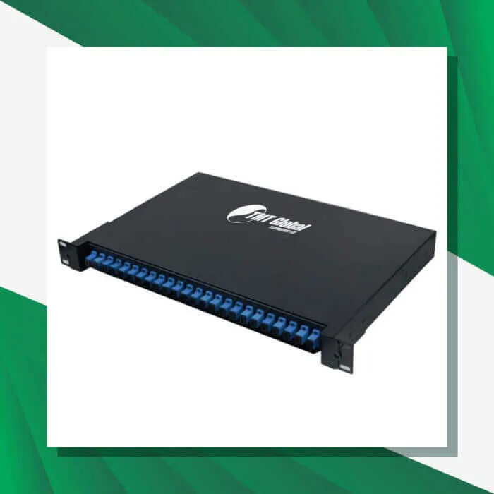 Fiber Patch Panel 24port SC-UPC Simplex Adapter Sliding Type