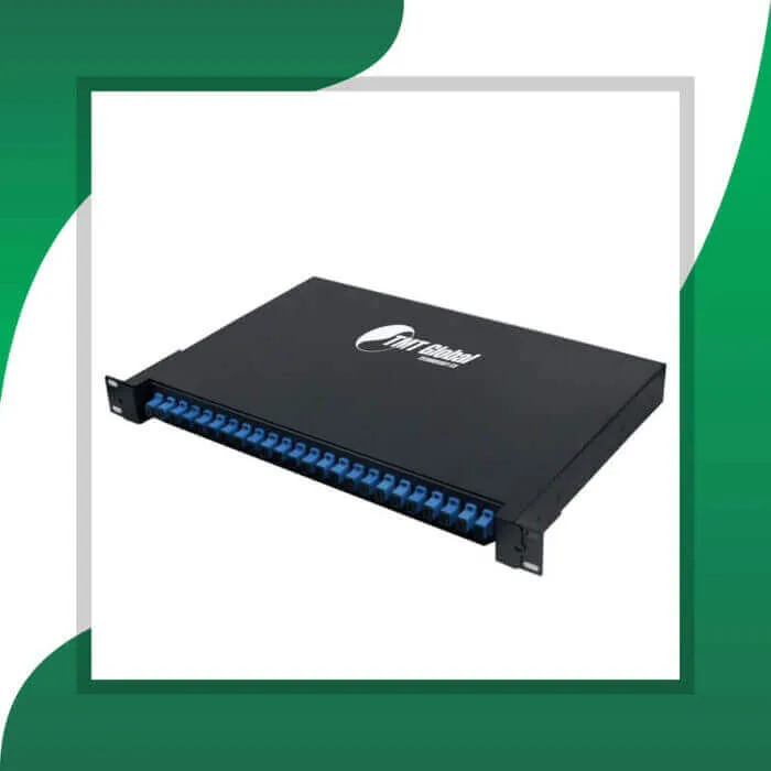Fiber Patch Panel 24port SC-UPC Simplex Adapter Sliding Type