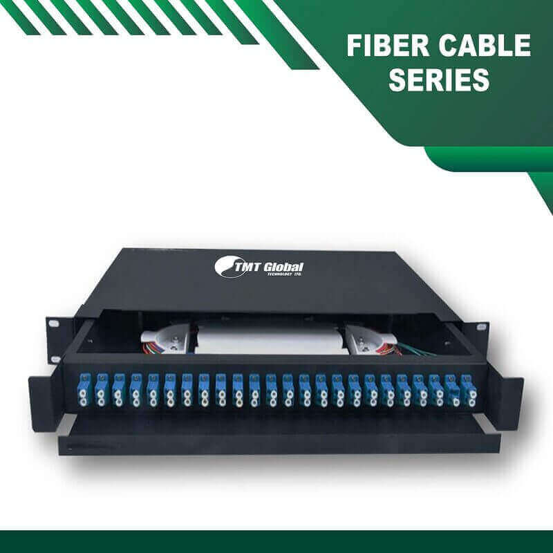 48 port lc upc fiber patch panel duplex adapter sliding type