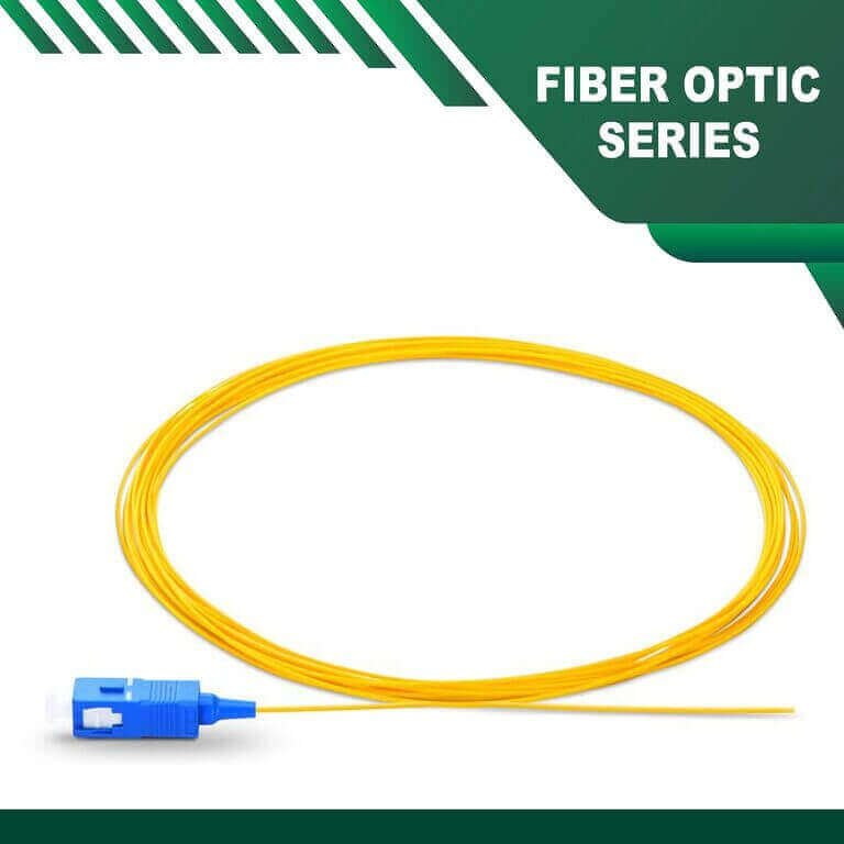 Fiber Pigtail Single Mode SC-APC Connector LSZH 1m