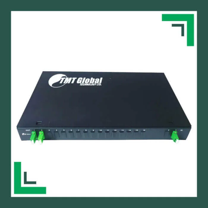 Fiber Optic Splitter LC-APC Rack Mounted 2X4