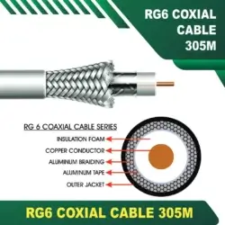 rg6 coaxial cable 305 Meter RG59 COXIAL CABLE 305M coaxial cable series 305m