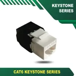 CAT6 UTP KEYSTONE JACK 180⁰ TOOLS LESS