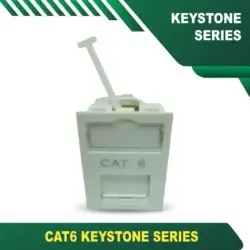 CAT6 UTP KEYSTONE JACK FLOOR MOUNTED