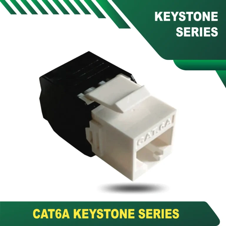 CAT6A UTP KEYSTONE JACK 180⁰ TOOLS LESS