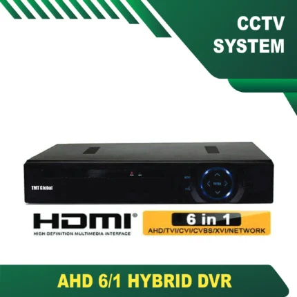 16CH AHD 6 IN 1 HYBRID DVR tmt global cctv products network video recorder ahd dome camera ip camera ahd video recorder box camera ir camera power adapter bnc connector coaxial cable