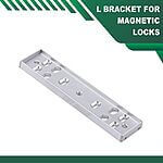 L bracket for magnetic locks