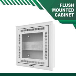 12U Cabinet ONU Flush Mounted 600x120mm