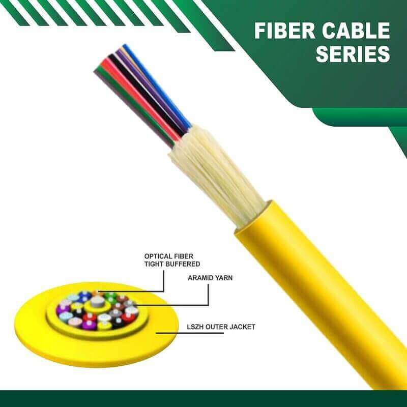 24 core fiber optic cable LSZH Multi Core G652D single mode