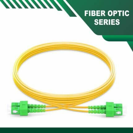 Fiber Optic Patch Cord Single Mode SC-SC-APC Duplex LSZH