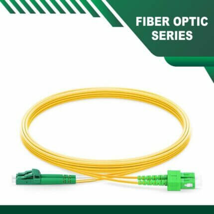 Fiber Optic Patch Cord Single Mode SC-APC-SC-UPC Simplex LSZH