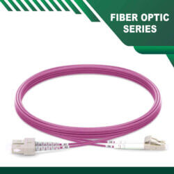 sc to lc upc duplex om4 fiber patch cord lszh multimode 1-100 meter