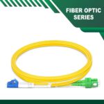 Fiber Patch Cord Single Mode SC-APC to LC-UPC Duplex Patch cable LSZH