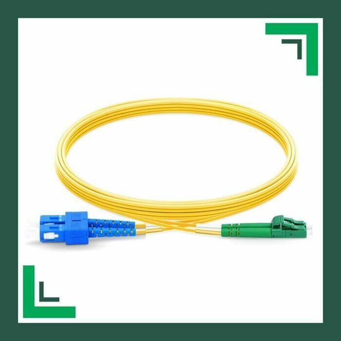 lc apc to sc upc duplex fiber patch cord lszh single mode 1-100 meter