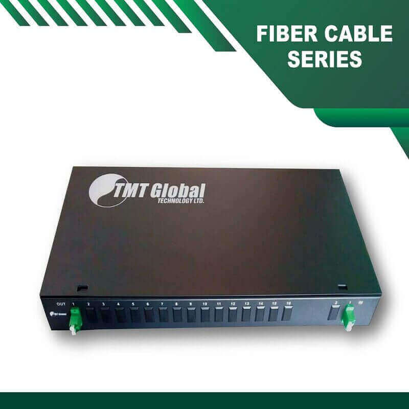 Fiber optic LC APC Splitter 2X2 Rack Mounted Fiber Optic Splitter LC-APC Rack Mounted 2X2