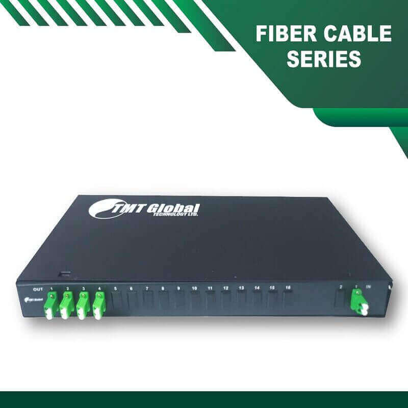 Fiber optic LC APC Splitter 2X8 Rack Mounted Fiber Optic Splitter LC-APC Rack Mounted 2X8