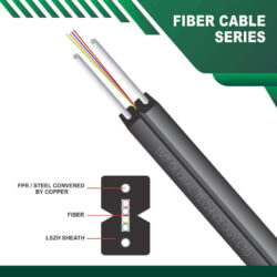 4 Core FTTH fiber optic cable G.657/A1/A2 single mode indoor outdoor