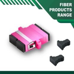 fiber optic adapter lc/upc om4 duplex multimode