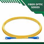 sc to sc upc simplex fiber patch cord lszh single mode 1-100 meter