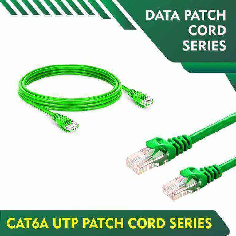 ethernet color code cat6a utp patch cord 15 meter