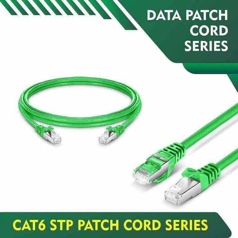 Home 5 Cat6 23 awg 6X3SMNXX stp Green Patch cord Cat6 stp Green Patch cord 24 awg Cat6 stp Green Patch cord 23 awg