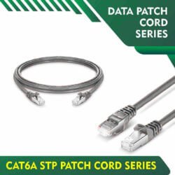Cat6a stp 6A3SBGXX Grey Patch cord 23 awg Cat6a stp 6A4SBGXX Grey Patch cord 24 awg Cat6a stp 6A3SMGXX Grey Patch cord cat6a 23awg bc stp patch cord series 0.15 meter
