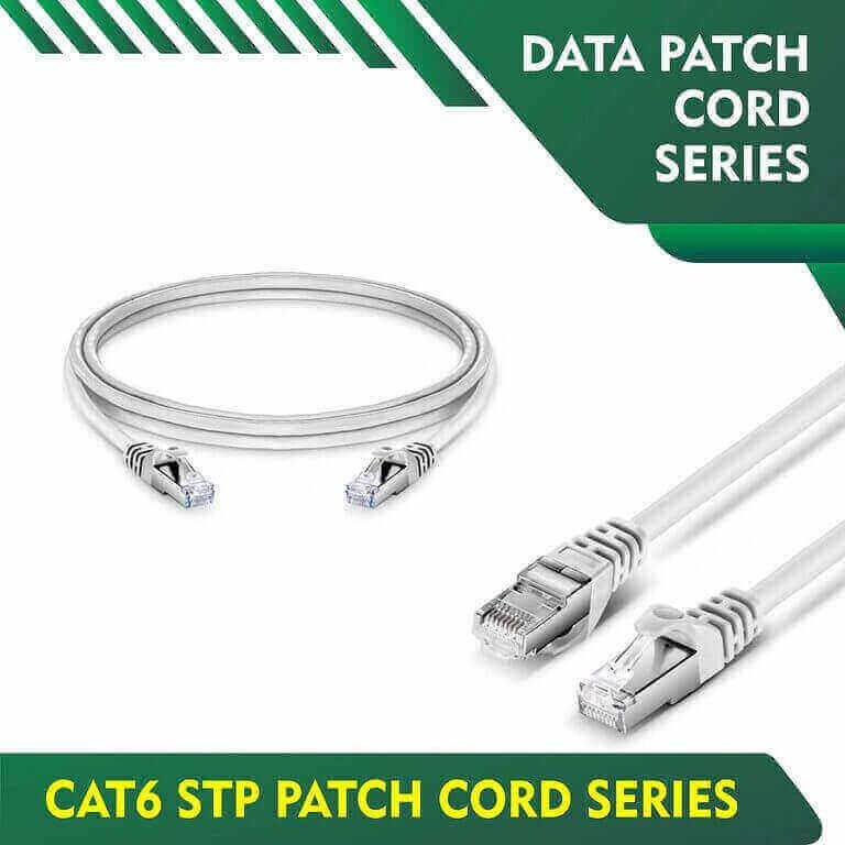 Cat6 23 awg 6X3SMWXX stp White Patch cord Cat6 stp White Patch cord 24 awg Cat6 stp White Patch cord 23 awg