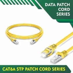 Cat6a stp 6A3SBYXX Yellow Patch cord Cat6a stp 6A4SBYXX Yellow Patch cord Cat6a stp 6A3SMYXX Yellow Patch cord cat6a 23awg bc stp patch cord series 0.15 meter