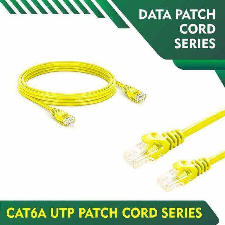 Cat6a utp 6A4PBYXX Yellow Patch cord 23 Cat6a utp 6A3PMYXX Yellow Patch cord Cat6a utp Yellow Patch cord 23 awg cat 6 cable colour code cat6 stp patch cord 0.15m utp cable color code cat6a utp patch cord 15m cat6a 23awg utp patch cord series 0.15 meter - YELLOW