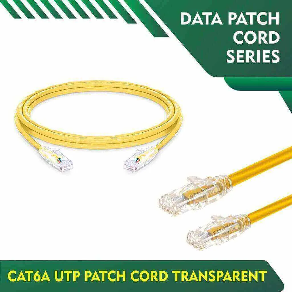 Cat6a utp 6A3RMYXX Transparent Patch cord patch cord cable cat6 utp 23awg 0.15 meter cat6 stp patch cord patch cord