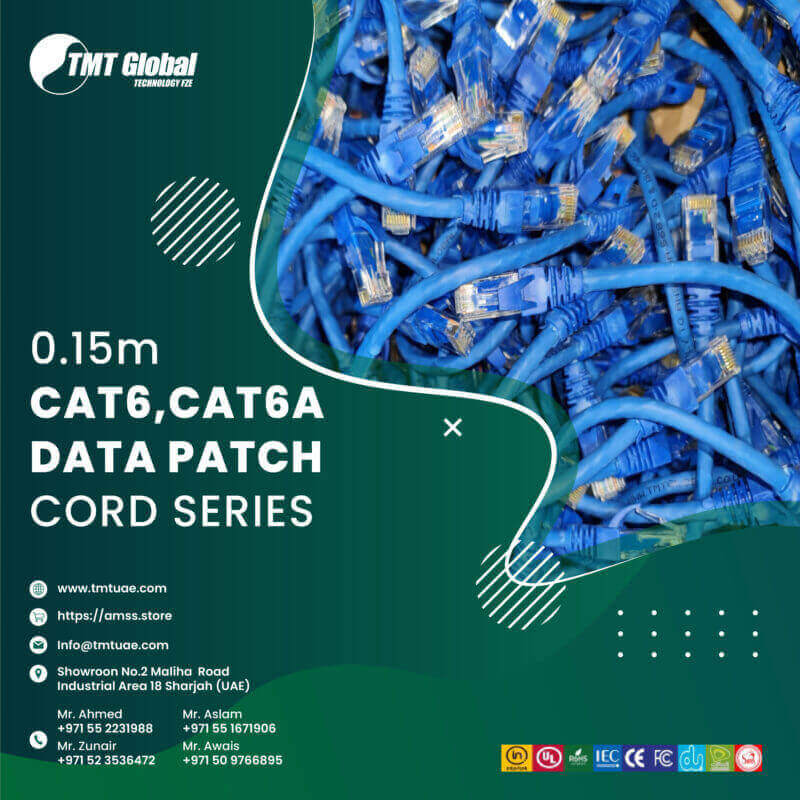 CAT6 and CAT6A Data Patch Cord