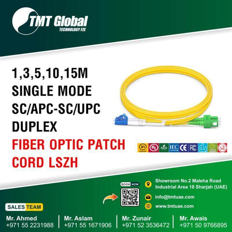 Single Mode SC APC SC UPC Dx Patch Cord