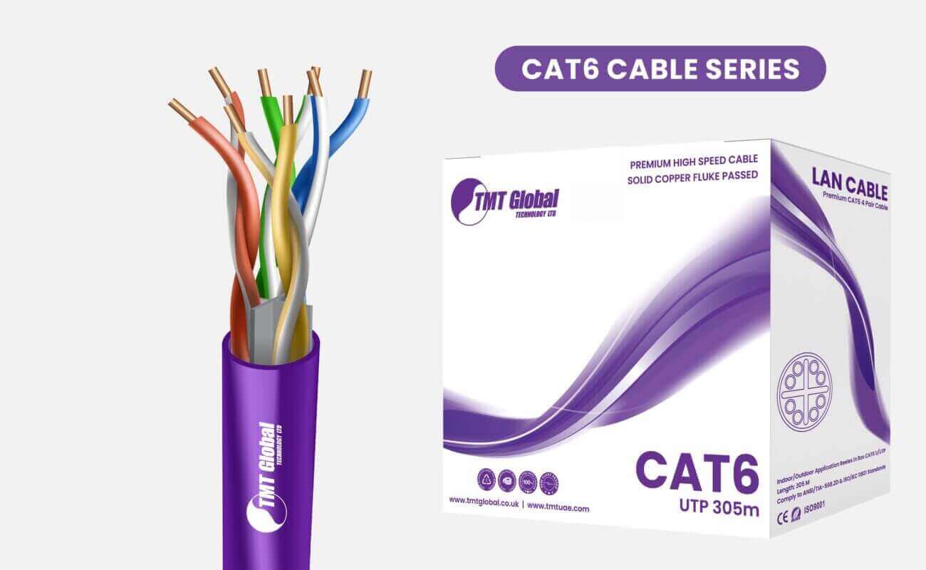 tmt global products range network cable cat3 cat5e cable cat6 cable cat6a cable cat7 cable cat8 cable full copper LSZH and ethernet cables