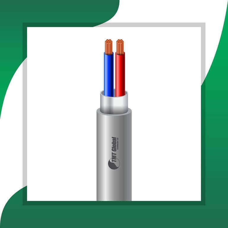 2 core 16 awg overall foil shielded control cable