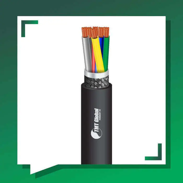 6 core 16 awg overall foil shielded control cable 305m- tmt