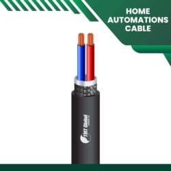 2 core shielded braided outdoor elv systems cable 1.5mm 305m