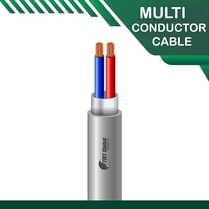 2 core Multi conductor cable shielded 16 to 24 awg 305m
