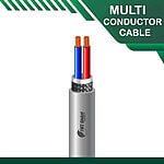 2 core Multi conductor cable braid shielded 16 to 24 awg 305m
