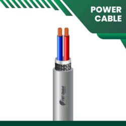 2 core rubber cable shielded braided 1.5mm 305m