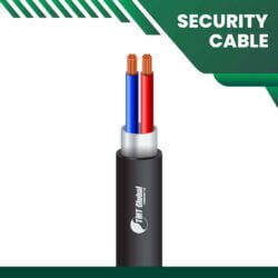 2 core shielded cable wire security systems 16 awg 305m Security Cable 2core Shielded Outdoor 1.5mm 305m