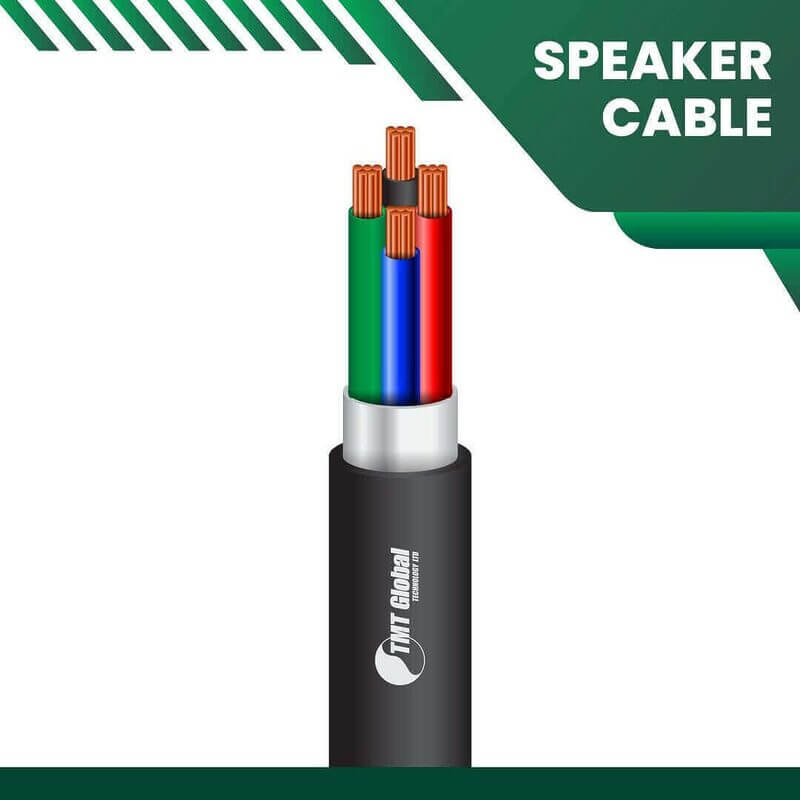 4 core Speaker cable shielded outdoor 10 to 20 awg 305m