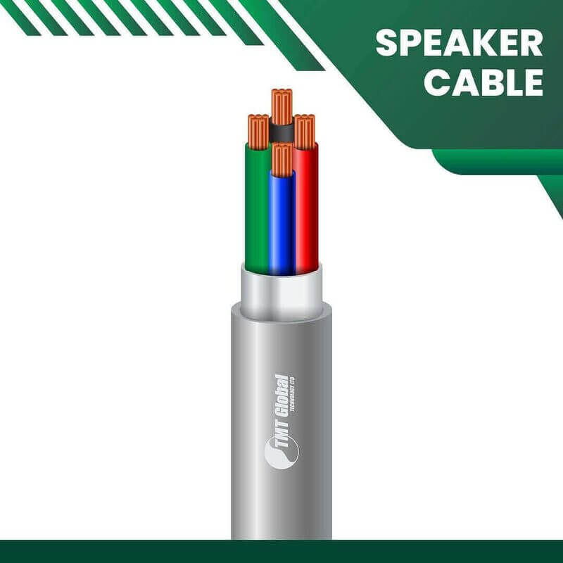 4 core Speaker cable shielded 10 to 20 awg 305m