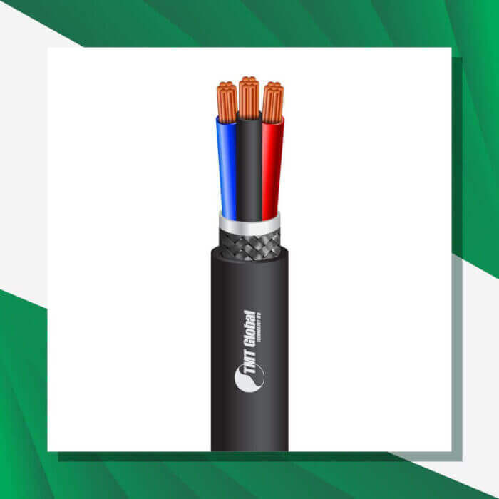Alarm Cable 3core Braided with Shielded Outdoor 1.5mm 305m