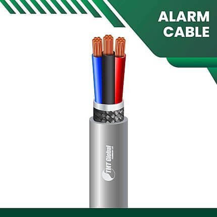 3 core Alarm cable braid shielded 16 to 24 awg 305m