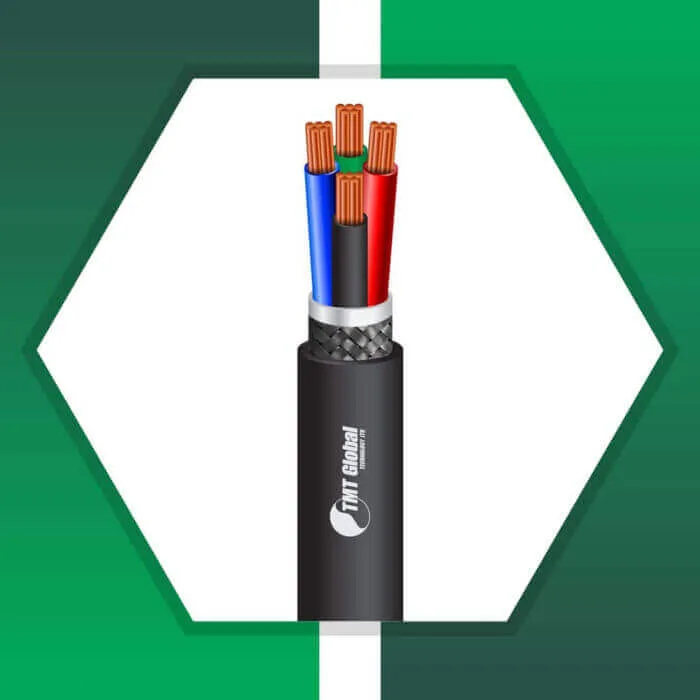 Alarm Cable 4core Braided with Shielded Outdoor 1.5mm 305m